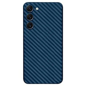 Накладка силикон под карбон для Samsung Galaxy A56 Синий