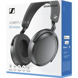 Беспроводные полноразмерные наушники Sennheiser Momentum 4 ANC, Черный Беспроводные полноразмерные наушники Sennheiser Momentum 4 ANC, Черный