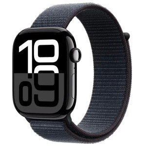 Умные часы Apple Watch Series 10 GPS, 46mm Jet Black Aluminium Case with Ink Sport Loop Умные часы Apple Watch Series 10 GPS, 46mm Jet Black Aluminium Case with Ink Sport Loop