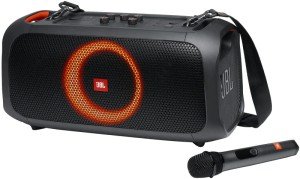 Портативная акустика JBL PartyBox On-The-Go, 100 Вт, Black, черный Портативная акустика JBL PartyBox On-The-Go, 100 Вт, Black, черный