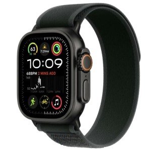 Часы Apple Watch Ultra 2 2024 GPS + Cellular 49mm Black Titanium, ремешок Black Trail Loop - M/L Часы Apple Watch Ultra 2 2024 GPS + Cellular 49mm Black Titanium, ремешок Black Trail Loop - M/L