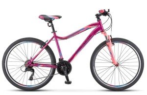 Велосипед STELS Miss 5000 V 26 V050 (2021) 16" вишневый/розовый (требует финальной сборки)