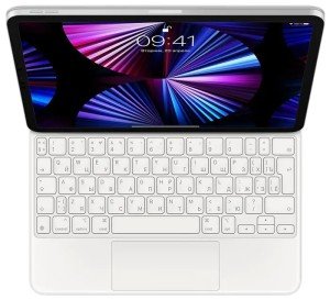 Беспроводная клавиатура Apple Magic Keyboard для iPad Pro 11 белый, русская раскладка Беспроводная клавиатура Apple Magic Keyboard для iPad Pro 11 белый, русская раскладка