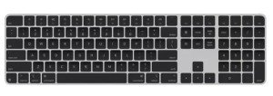 Клавиатура Apple Magic Keyboard with Touch ID and Numeric Keypad USB–C (MXK83), Black, черный