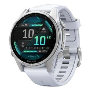 Умные часы Fenix 8, 43 мм, Amoled Silver/Whitestone, серебристый/белый (0100290300) Умные часы Fenix 8, 43 мм, Amoled Silver/Whitestone, серебристый/белый (0100290300)