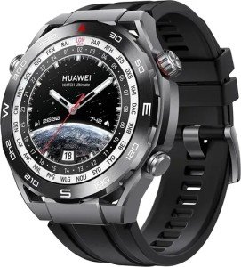 Смарт-часы HUAWEI WATCH Ultimate Black 55020AGP черный Смарт-часы HUAWEI WATCH Ultimate Black 55020AGP черный