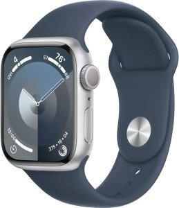Умные часы Apple Watch Series 9 45 мм, S/M 130-180, Aluminium Case GPS, серебристый Умные часы Apple Watch Series 9 45 мм, S/M 130-180, Aluminium Case GPS, серебристый