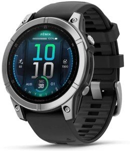 Смарт-часы Garmin Fenix E 47mm AMOLED, серебристый/черный (010-03025-00) Смарт-часы Garmin Fenix E 47mm AMOLED, серебристый/черный (010-03025-00)