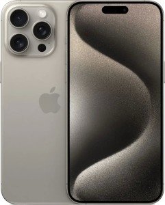 Смартфон Apple iPhone 15 Pro Max 256GB, Natural Titanium (серый) Смартфон Apple iPhone 15 Pro Max 256GB, Natural Titanium (серый)