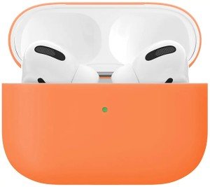 Силиконовый чехол "vlp" для Apple AirPods Pro, оранжевый Силиконовый чехол "vlp" для Apple AirPods Pro, оранжевый