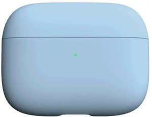 Силиконовый чехол Uzay для AirPods Pro 2, голубой Силиконовый чехол Uzay для AirPods Pro 2, голубой