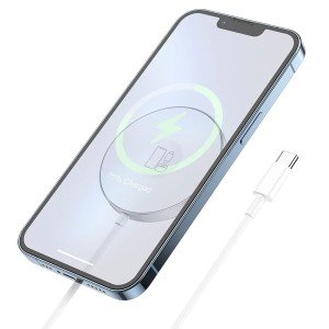 Беспроводное зарядное устройство HOCO CW41 15W, белый Беспроводное зарядное устройство HOCO CW41 15W, белый
