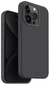 Чехол Uniq Lino Hue c MagSafe для iPhone 15 Pro, серый (IP6.1P(2023)-LINOHMGRY)