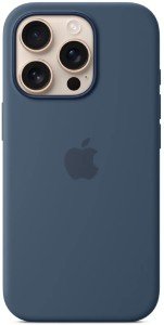 Чехол Apple для iPhone 16 Pro Silicone Case с MagSafe, Denim (MYYK3) Чехол Apple для iPhone 16 Pro Silicone Case с MagSafe, Denim (MYYK3)