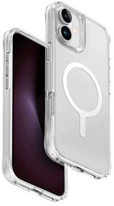 Чехол UNIQ LIFEPRO XTREME с MagSafe для iPhone 16, прозрачный (IP6.1(2024)-LXAFMCLR) Чехол UNIQ LIFEPRO XTREME с MagSafe для iPhone 16, прозрачный (IP6.1(2024)-LXAFMCLR)