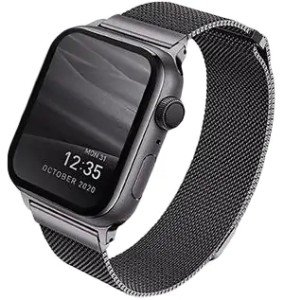 Ремешок Uniq Dante Strap Steel для Apple Watch 42/41/40 мм, графитовый (40MM-DANGRP) Ремешок Uniq Dante Strap Steel для Apple Watch 42/41/40 мм, графитовый (40MM-DANGRP)