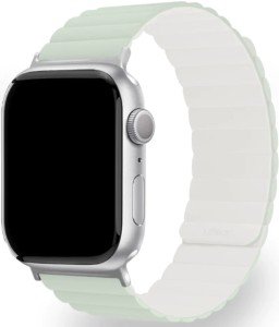 Ремешок силиконовый uBear Mode для Apple Watch 38/40/41 мм, шалфей/бежевый (WB13SB01SM-AW) Ремешок силиконовый uBear Mode для Apple Watch 38/40/41 мм, шалфей/бежевый (WB13SB01SM-AW)