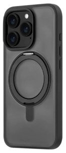 Чехол uBear Clip 360 Mag с кольцом-стендом для Apple iPhone 16 Pro Max, черный (CS441BL69PRG-I24M) Чехол uBear Clip 360 Mag с кольцом-стендом для Apple iPhone 16 Pro Max, черный (CS441BL69PRG-I24M)