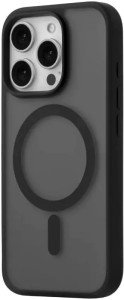 Чехол uBear Cloud Mag Case силк-тач с MagSafe для Apple iPhone 16 Pro, черный (CS430BL63PMT-I24M) Чехол uBear Cloud Mag Case силк-тач с MagSafe для Apple iPhone 16 Pro, черный (CS430BL63PMT-I24M)