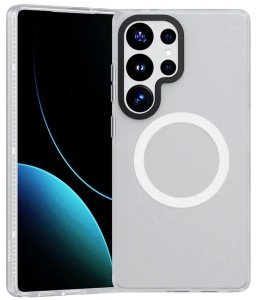 Чехол Benks Lucid Armor Magsafe для Samsung Galaxy S25 Ultra, белый (C.K.PC.SA.WE.0045)