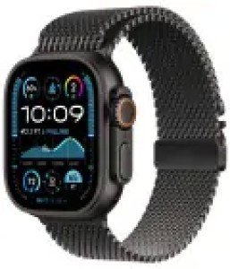 Смарт-часы Apple Watch Ultra 2 (2024) 49 mm Black Titanium Case with Black Titanium Milanese Loop Смарт-часы Apple Watch Ultra 2 (2024) 49 mm Black Titanium Case with Black Titanium Milanese Loop