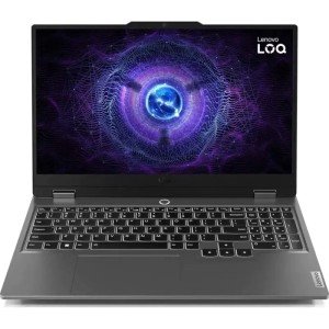 Ноутбук Lenovo LOQ 15IRX9, 15.6" (1920x1080) IPS 144 Гц/Intel Core i7-14700HX/16 ГБ DDR5/512 ГБ SSD/NVIDIA GeForce RTX 4060 для ноутбуков (8 Гб)/Без системы, Серый (83DV00URPS)