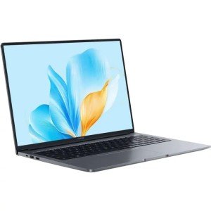 Ноутбук Honor MagicBook X16, 16" (1920x1200) IPS/Intel Core i3-1315U/8 ГБ LPDDR4X/512 ГБ SSD/Intel UHD Graphics/Без системы, Серый (5301ALXS)