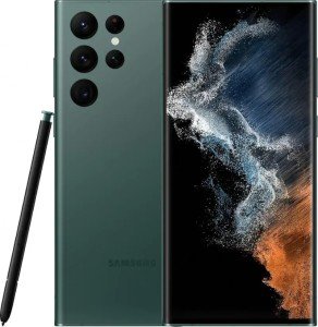 Смартфон Samsung Galaxy S22 Ultra 12/512GB (SM-S908E/DS) (12 ГБ, 512 ГБ, Зелёный, nanoSim+eSim, Global)