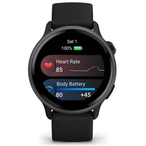 Умные часы Garmin vivoactive 6 Slate with Black Band (010-02985-00)