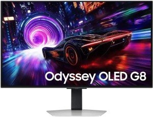 Монитор Samsung 32" Odyssey OLED G8 LS32FG812SIXCI 3840x2160 OLED LED серебристый