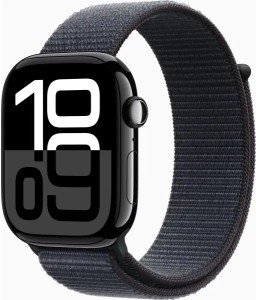 Apple Watch Series 10 GPS 46mm Jet Black Aluminium Case with Ink Sport Loop Apple Watch Series 10 GPS 46mm Jet Black Aluminium Case with Ink Sport Loop