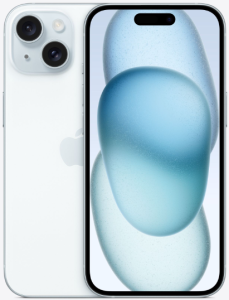 Смартфон Apple iPhone 15 128 ГБ, голубой, Dual SIM (nano SIM) Смартфон Apple iPhone 15 128 ГБ, голубой, Dual SIM (nano SIM)