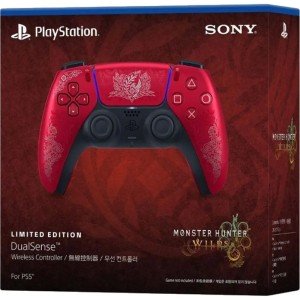 Джойстик беспроводной Sony DualSense для PS5 (CFI-ZCT1W) Monster Hunter Wilds Limited Edition