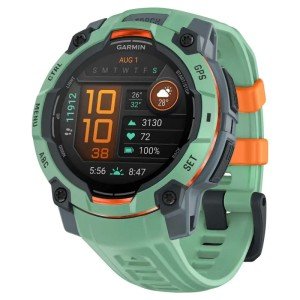 Умные часы Garmin Instinct 3, 45 мм, AMOLED, Neo Tropic, зеленый Умные часы Garmin Instinct 3, 45 мм, AMOLED, Neo Tropic, зеленый