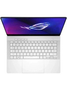 Ноутбук ASUS ROG Zephyrus G14 GA403WW-QS100W, 14" (2880x1800) OLED 120 Гц/AMD Ryzen AI 9 HX 370/32 ГБ DDR5/1024 ГБ SSD/NVIDIA GeForce RTX 5080 для ноутбуков (16 Гб)/Windows 11 Home, Белый (90NR0MA4-M004S0)