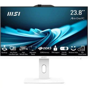 Моноблок MSI Pro AP242P 14M-668XRU, 23.8" (1920x1080) IPS / Intel Core i7-14700 / 16 DDR5 / 512 ГБ SSD / Intel UHD Graphics / Без ОС / Клавиатура, мышь, Белый (9S6-AE0622-831)