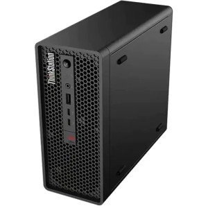 Системный блок Lenovo ThinkStation P3 Ultra SFF, Intel Core i9-14900K / 32 ГБ DDR5 / 1024 ГБ SSD / Intel UHD Graphics / Windows 11 Pro / Клавиатура, мышь, черный (30HBS63W00)