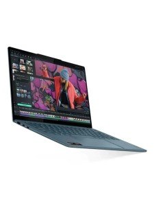 Ноутбук Lenovo Yoga Slim 7 14AKP10, 14" (2880x1800) OLED 120 Гц/AMD Ryzen AI 7 350/32 ГБ DDR5/1024 ГБ SSD/AMD Radeon Graphics/Windows 11 Home, Синий (83JY000ARK)