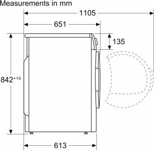 Сушильная машина Bosch Serie 8 WQB245B0ME