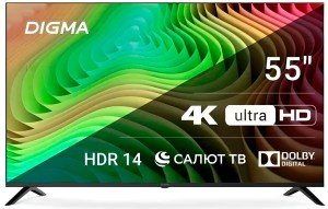 Телевизор Digma DM-LED55UBB40 55" Black (Черный) Телевизор Digma DM-LED55UBB40 55" Black (Черный)