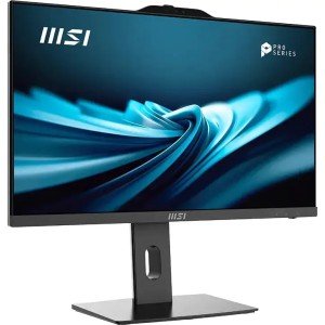 Моноблок MSI PRO AP242P 14M-851XRU, 23.8" (1920x1080) IPS / Intel Core i3-14100 / 8 DDR5 / 256 ГБ SSD / Intel UHD Graphics / Без ОС / Клавиатура, мышь, Черный (9S6-AE0621-851)