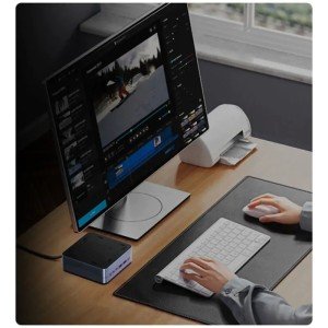 Мини-ПК CHUWI LarkBox S Nettop, Intel Core i3-1220P / 8 ГБ DDR4 / 256 ГБ SSD / Intel UHD Graphics / Windows 11 Pro, серый (CWI605P)
