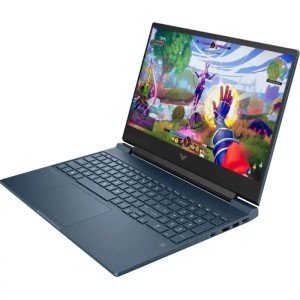 Ноутбук HP Victus 15-fb2031ci, 15.6" (1920x1080) IPS 144 Гц/AMD Ryzen 7 8845HS/16 ГБ DDR5/512 ГБ SSD/NVIDIA GeForce RTX 4060 для ноутбуков (8 Гб)/Без системы, Синий (A74LLEA)