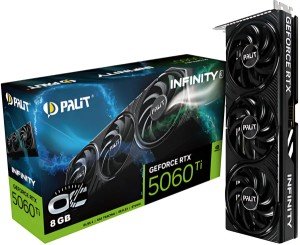 Видеокарта Palit GeForce RTX 5060 TI Infinity 3 OC GDDR7 (NE7506TS19T1-GB2061S)