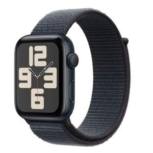 Часы Apple Watch SE GPS 44mm 2024 (Gen 2) Midnight Aluminium Case/Ink Sport Loop Часы Apple Watch SE GPS 44mm 2024 (Gen 2) Midnight Aluminium Case/Ink Sport Loop