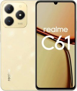 Смартфон realme C61 6/128 Гб, золотой Смартфон realme C61 6/128 Гб, золотой