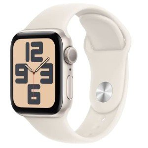 Часы Apple Watch SE GPS 40mm 2024 (Gen 2) Starlight Aluminium Case/Starlight Sport Band Часы Apple Watch SE GPS 40mm 2024 (Gen 2) Starlight Aluminium Case/Starlight Sport Band
