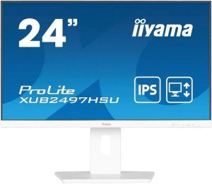 Монитор Iiyama 23.8" ProLite XUB2497HSU-W2 FHD IPS LED белый