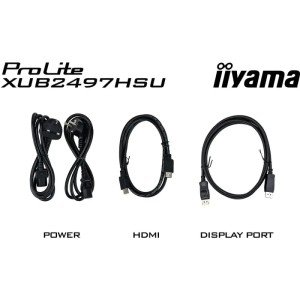 Монитор Iiyama 23.8" ProLite XUB2497HSU-W2 FHD IPS LED белый