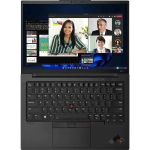 Ноутбук Lenovo ThinkPad X1 Carbon G10, 14" (1920x1200) IPS/Intel Core i7-1270P/16 ГБ DDR5/512 ГБ SSD/Intel Iris Xe Graphics/Windows 11 Pro (English), Черный (21CBS2KV00)